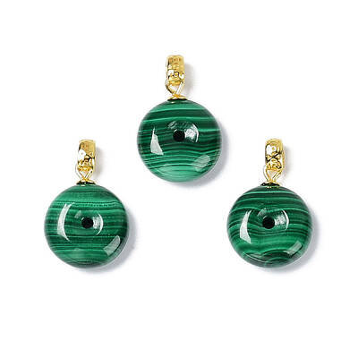 Natural Malachite Pendants