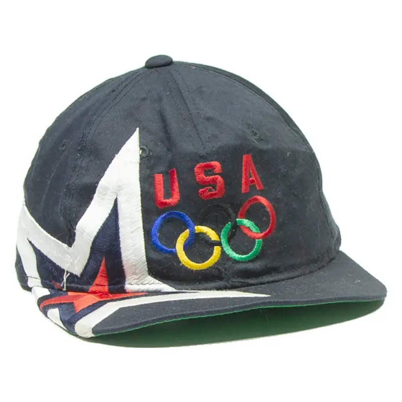 STARTER USA Olympics 1996 Mens Snapback Cap Blue M