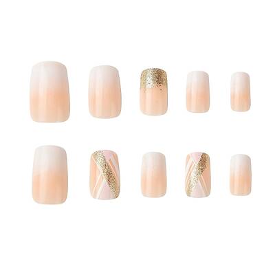 ABS Plastic Full Cover Press On False Nails