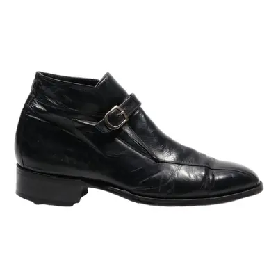 FLORSHEIM Ankle Boots Black Leather Mens UK 8