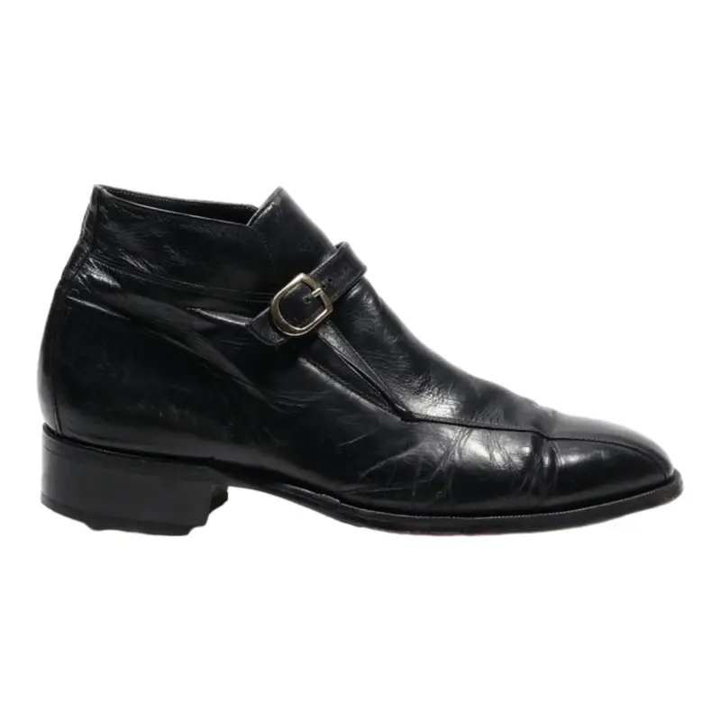 FLORSHEIM Ankle Boots Black Leather Mens UK 8