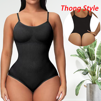 Women's Shapewear Bodysuit Tummy Control Body Shaper Seamless Thong Sleeveless Women Body Shaper Sculpting Snatched Waist Bod...