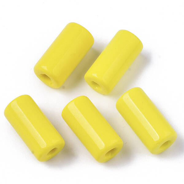 Opaque Glass Bugle Beads