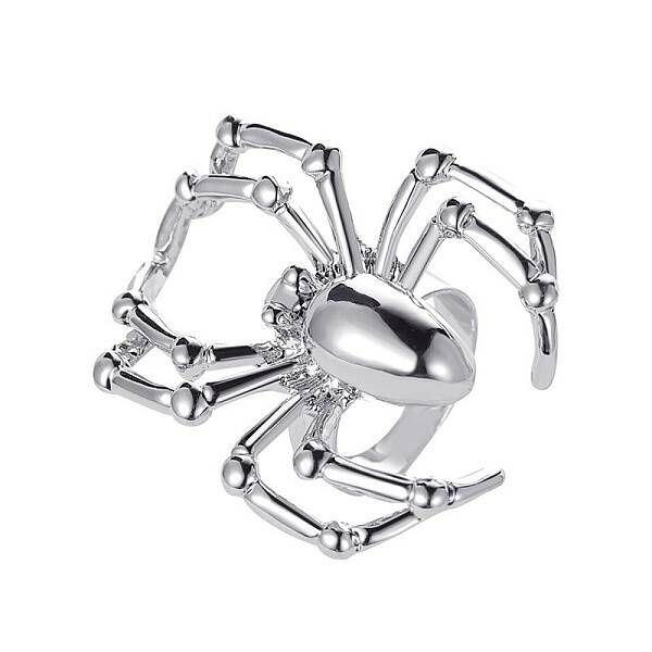 Alloy Spider Adjustable Ring for Halloween