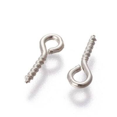 Iron Screw Eye Pin Peg Bails