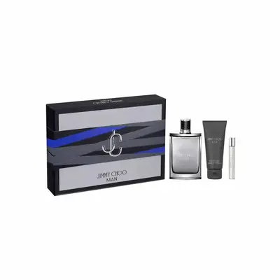 Jimmy Choo Men Eau De Toilette Spray Set 100 ml 3 pieces