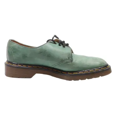 DR MARTENS 1484 Derby Shoes Green Leather Mens UK 6