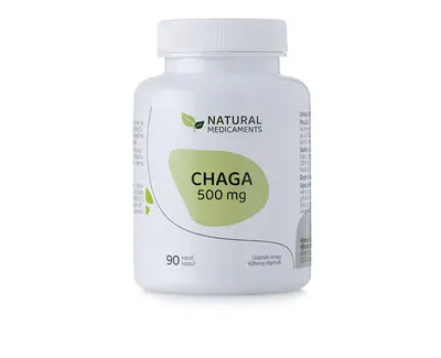Natural Medicaments Chaga 500 Mg 90 Capsule