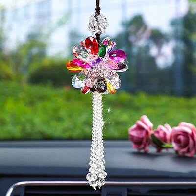 Glass Flower Pendant Decorations