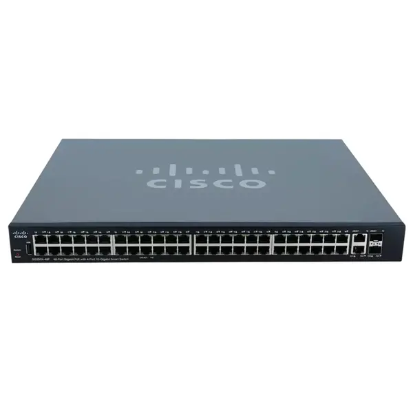 Cisco SG250X-48P-K9 | Small Business SG250X-48P PoE 48 x Ports 1000Base-X + 4 x Uplink Ports Layer 2 Managed Gigabit Ethernet...