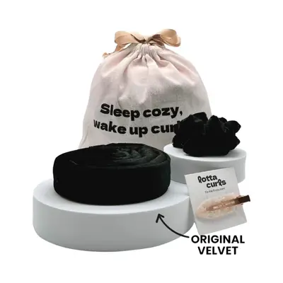 Lotta Curling Iron Set Original Velvet, Royal Black