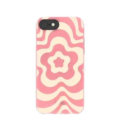 Bubblegum Pink Morning Flower iPhone 6/6s/7/8/SE Case