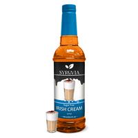 Syruvia Sugar Free Irish Cream Syrup - 25.4 fl oz. Premium Flavoring. 0 Calories, Kosher & Gluten-Free. Ideal for Drinks, Sod...