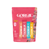 GORGIE Bestsellers Variety, Sugar-Free Natural Energy Drink Mix, On the Go Powder, Healthy Energy Drinks - Green Tea Caffeine...