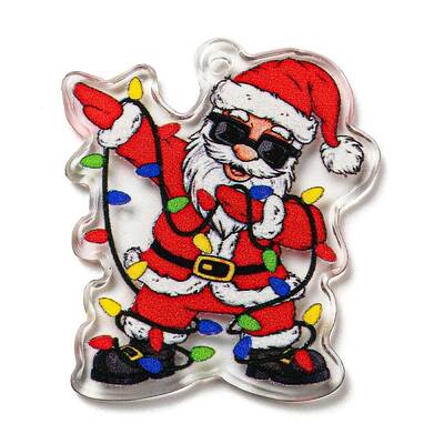 Christmas Theme Acrylic Pendants
