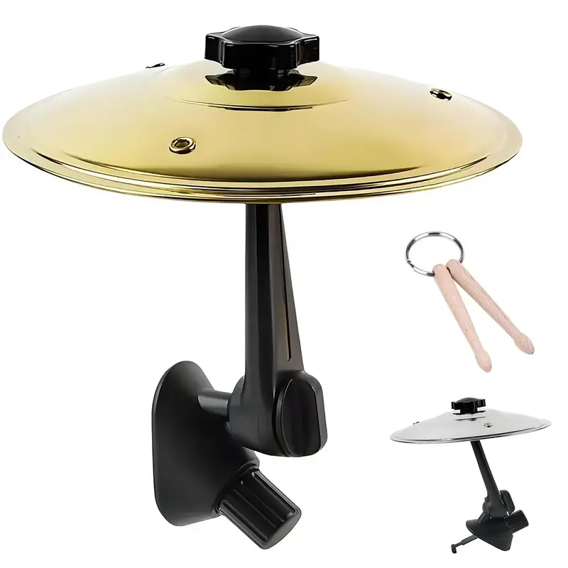 Car Mini crash Cymbal with 2 Mini Drum sticks, Car Cymbal Drum Air Vent Drum Accessories Lnterior, Platillo De Bateria Para A...