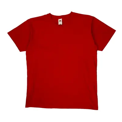 Fruit Of The Loom T-Shirt - Medium Red Cotton