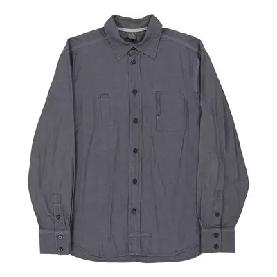 Armani Exchange Shirt - Medium Grey Cotton