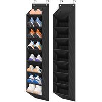 Wall Mounted Shoe Storage Rack, 1/2 Counts Multi-layer Shoe Storage Bag Holder Organizer, Modern Shoe Organizer Unit, Home Or...