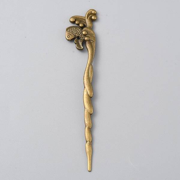 Alloy Fish Hair Sticks