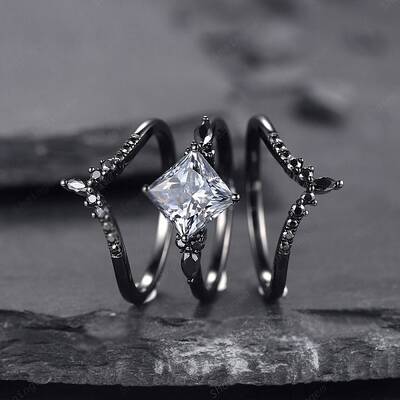 Alloy Rhombus Finger Rings Sets for Women