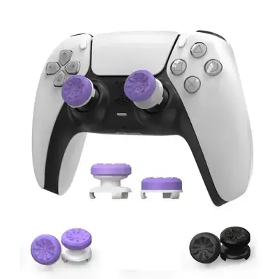 Thumbsticks Grips for PS4/PS5, XBOX, Professional Thumb Grips Joystick Cap Analog Stick Cover, 2 Thumbsticks - 1 High-Rise & ...