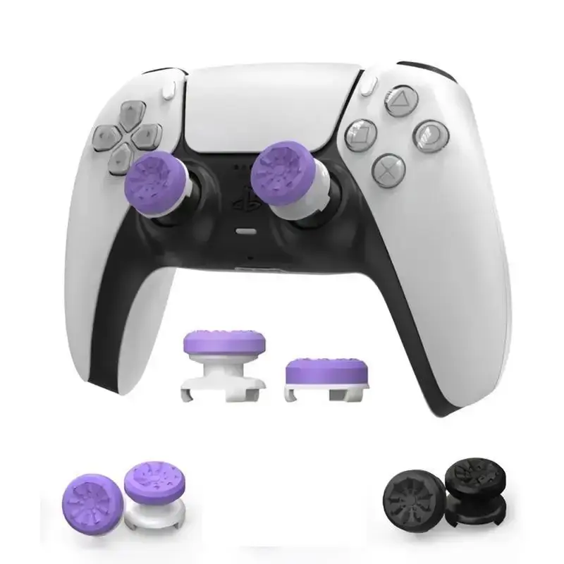 Thumbsticks Grips for PS4/PS5, XBOX, Professional Thumb Grips Joystick Cap Analog Stick Cover, 2 Thumbsticks - 1 High-Rise & ...