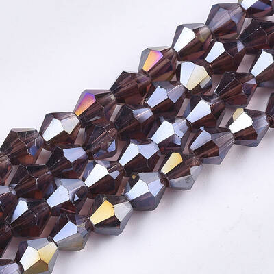 Electroplate Glass Beads Strands