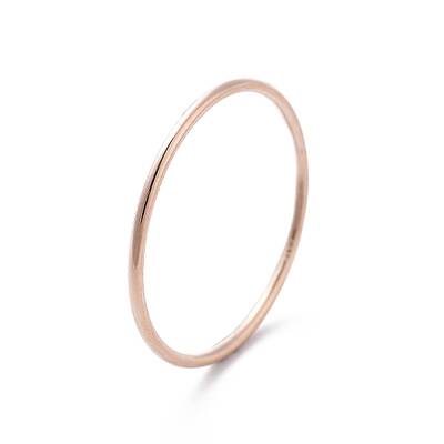 925 Sterling Silver Plain Band Rings For Women