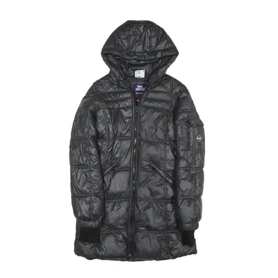 LONSDALE Puffer Jacket Black Womens S