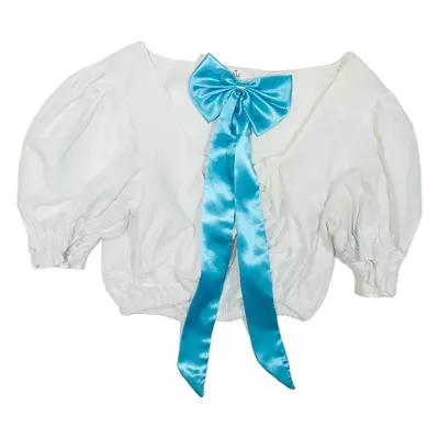 Womens Cropped Blouse White M