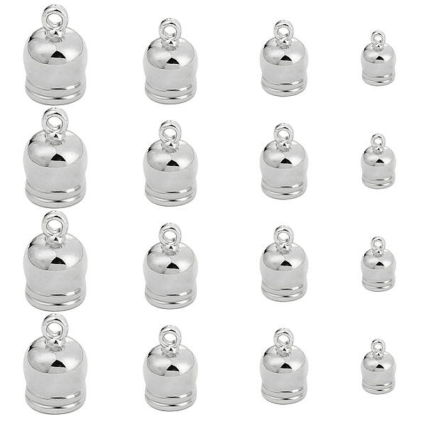 48Pcs 4 Size Brass Cord Ends