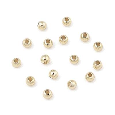 Rack Plating Brass Round Beads