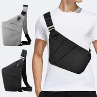 Crossbody Bag Adjustable Waterproof Anti-theft Safety Shoulder Backpack Left/Right Chest Bag, Single shoulder Bag for Travel/...