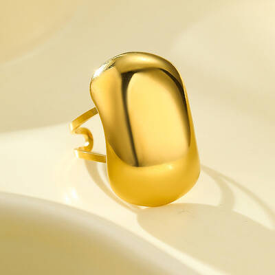 304 Stainless Steel Open Cuff Rings for Women