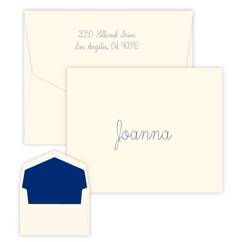 Tranquil Note - Raised Ink