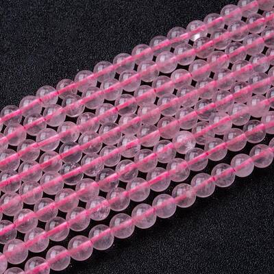 Natural Rose Quartz Bead Strands