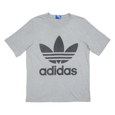 ADIDAS Womens T-Shirt Grey M