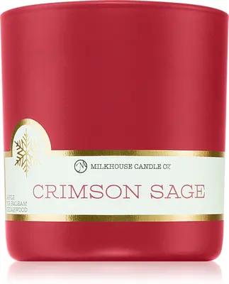 Milkhouse Candle Co. LE Winter Crimson Sage scented candle 226 g