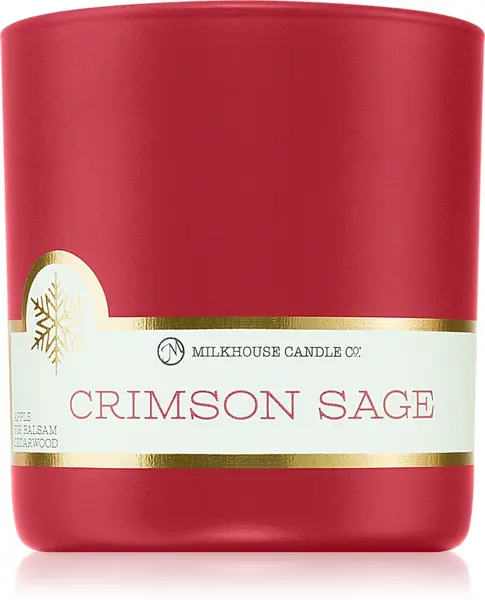 Milkhouse Candle Co. LE Winter Crimson Sage scented candle 226 g