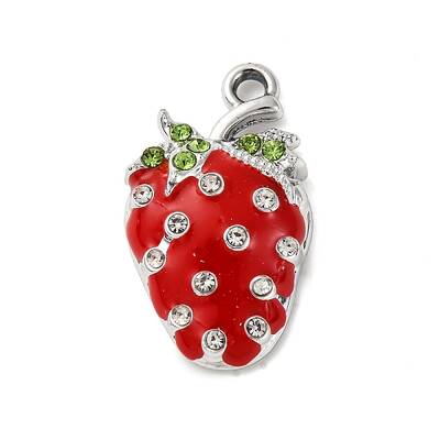 Strawberry Alloy Pendants