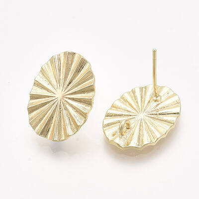 Brass Stud Earring Findings