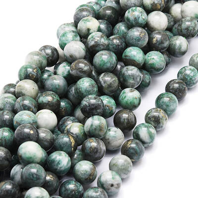 Natural Dioptase Round Beads Strands