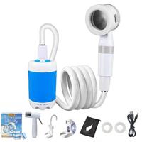 Outdoor Shower, Portable Shower for Camping, Compact Handheld Rechargeable Shower, Gentle Shower Stream，shower pump, pet Sh...