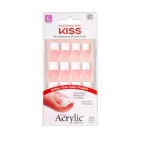 Kiss Salon Acrylic French 28 Nails (KSA09)