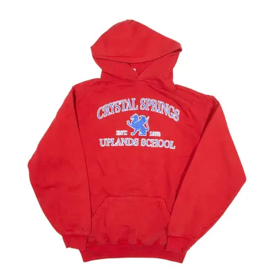 BADGER SPORTS Crystal Springs Hoodie Red Pullover Girls L