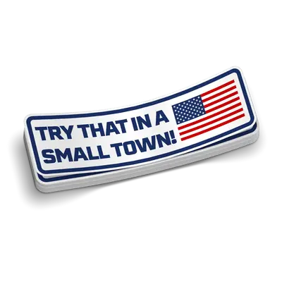 Small Town - Hard Hat Decal