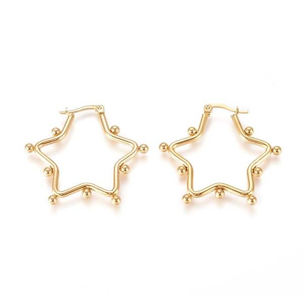 304 Stainless Steel Hoop Earrings