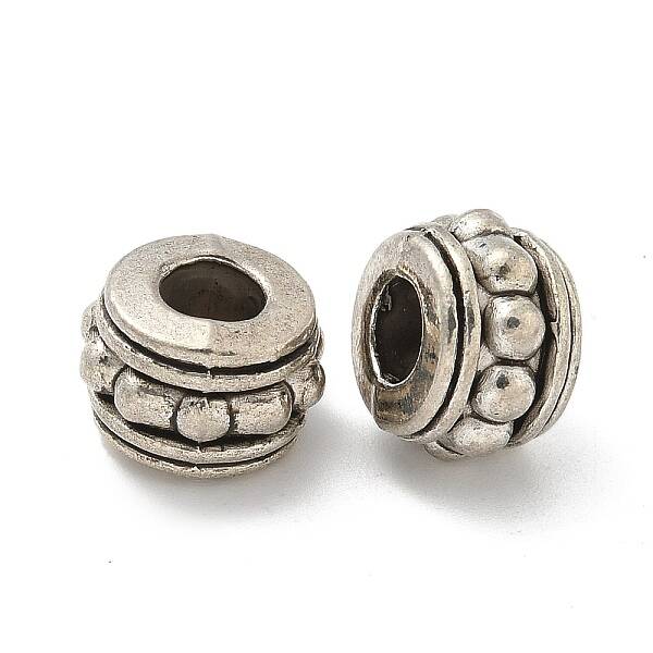 Tibetan Style Alloy European Beads