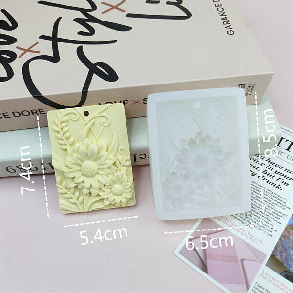 Flower Pendant DIY Food Grade Silicone Mold